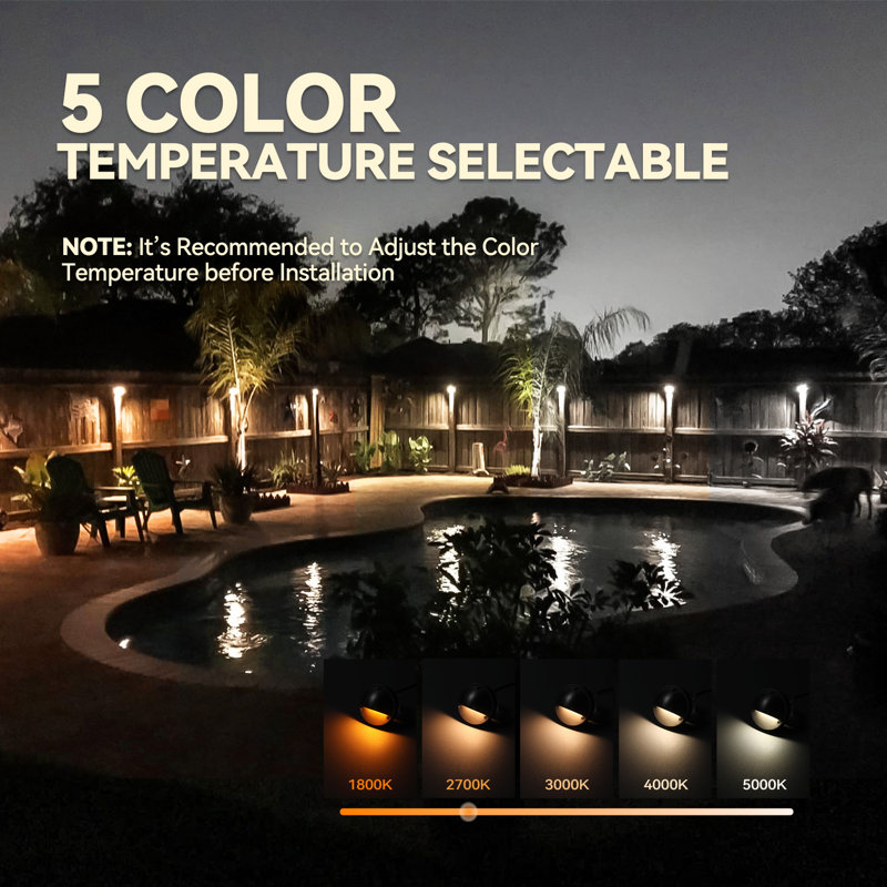 Halfmoon Low Voltage LED Deck Light, Half-Moon Frosted Glass Step, Stair and Fence Light, Satin Nickel, Satin Nickel