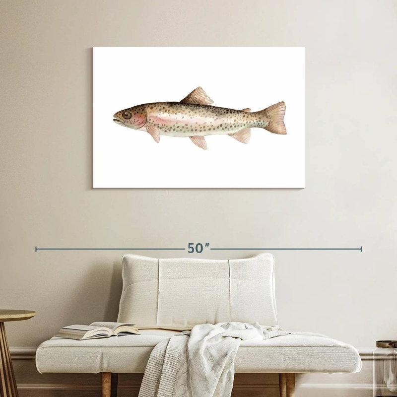 Rainbow Trout, 26" H x 39" W