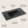 Ancillary 3-Hole 36" Classic Contemporary Rectangular Ceramic Single Sink Basin Vanity Top