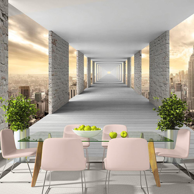 Taylia Wall Mural, 8' W x  137" L