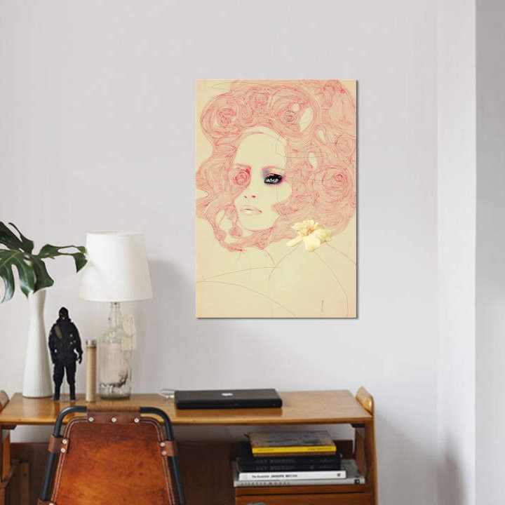 « cricket », impression sur toile, H 18 po x l 12 po x P 1,5 po, Pas de tapis, Toile tendue