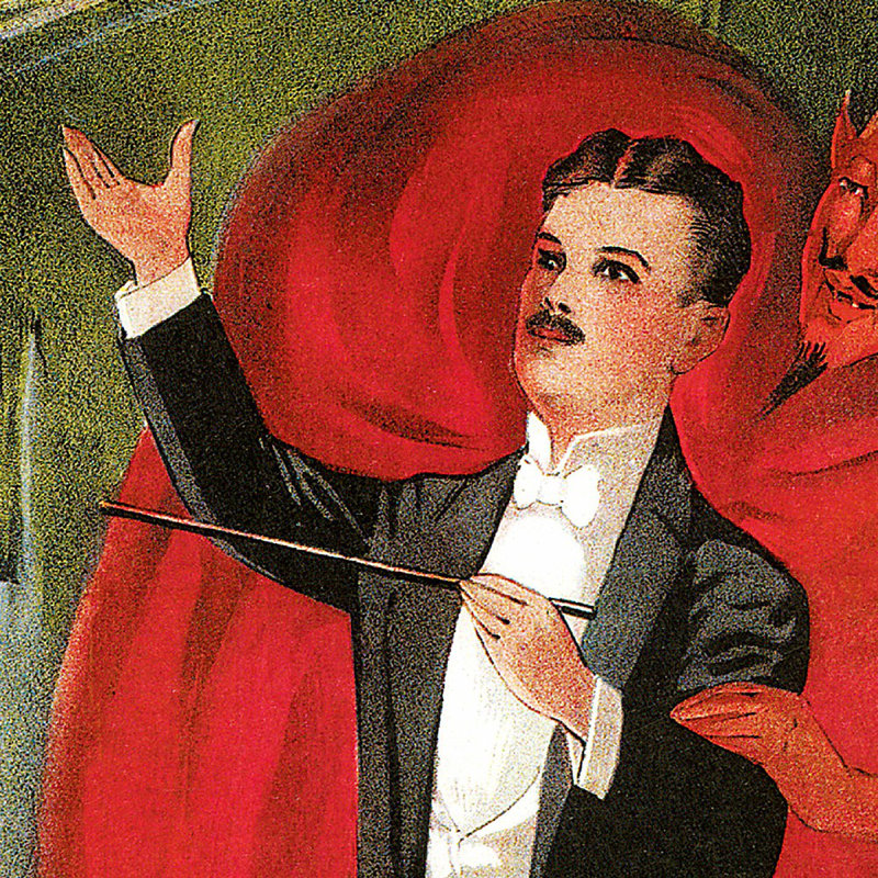 Art mural rétro 1934 Blackstone Magic