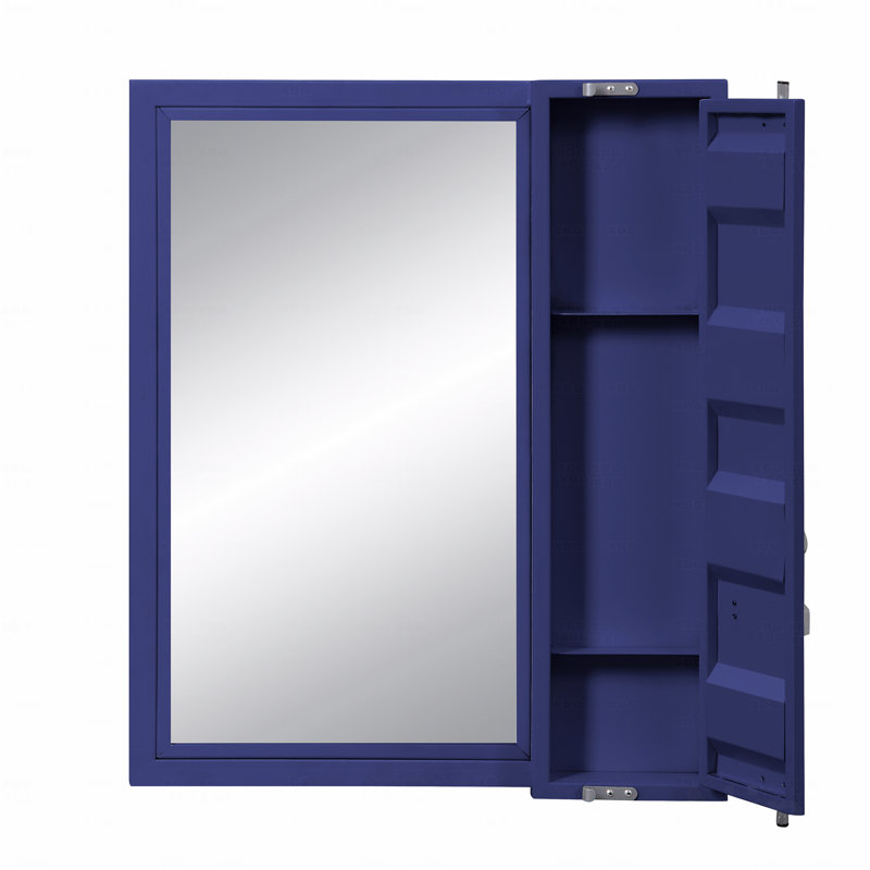 Miroir d'appoint, Bleu