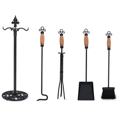 Kamra Iron Fireplace Tool Set
