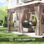 Kattie 4 x 3m Steel Gazebo