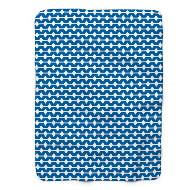Blanc audacieux - couverture en sherpa de qualité supérieure 1 pièce, Grand lit