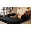 Canapé à compression de 78,8 po, canapé-lit convertible au sol avec accoudoirs de soutien pour dossier, canapé-lit futon confortable, causeuse modulaire désossée, tissu en velours côtelé-1548646740