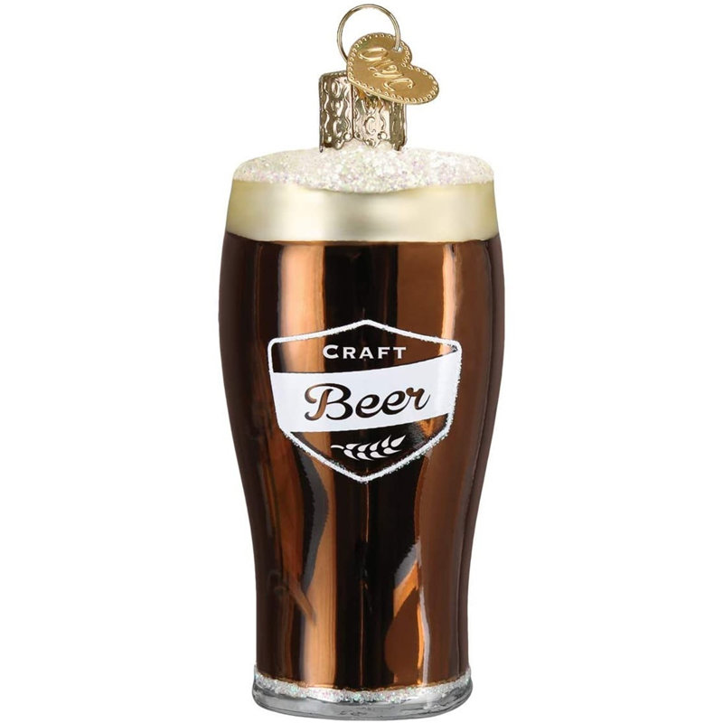 Ornement figurine suspendue bière artisanale