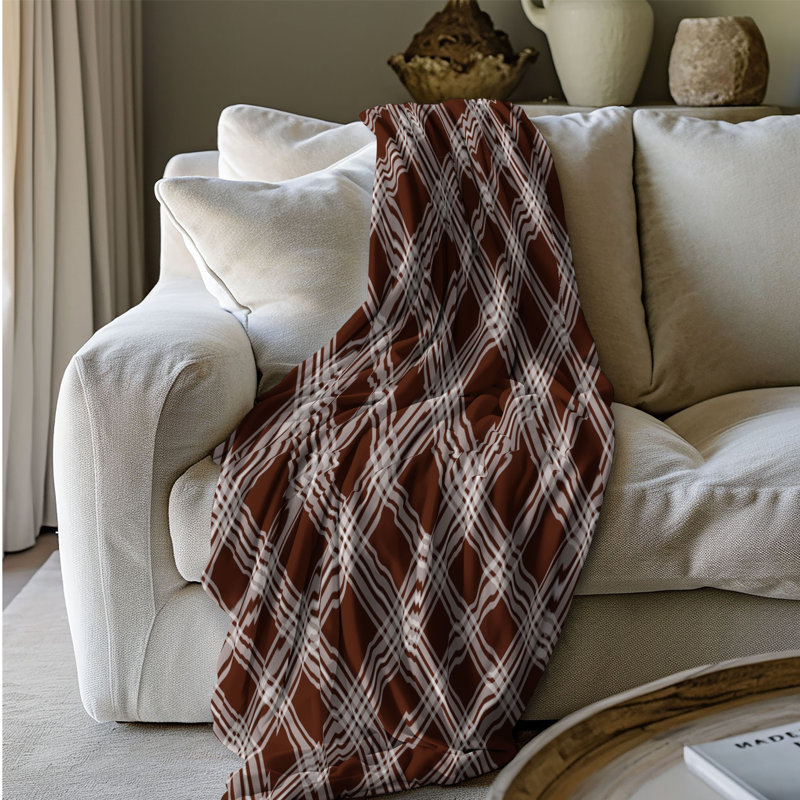 Sleek Autumn - Couverture sherpa de qualité supérieure 1 pièce, L 60 po x l 50 po