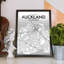 Auckland City Map - No Frame Print-1777530556