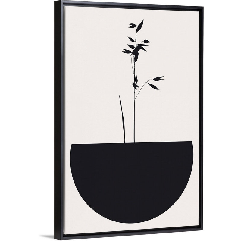 Art abstrait sur toile Abstracticum, Toile avec cadre noir, H 32 po x l 22 po