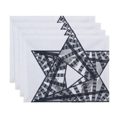 Polyester Geometric Rectangle Placemat