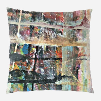 Abstract Throw Pillow