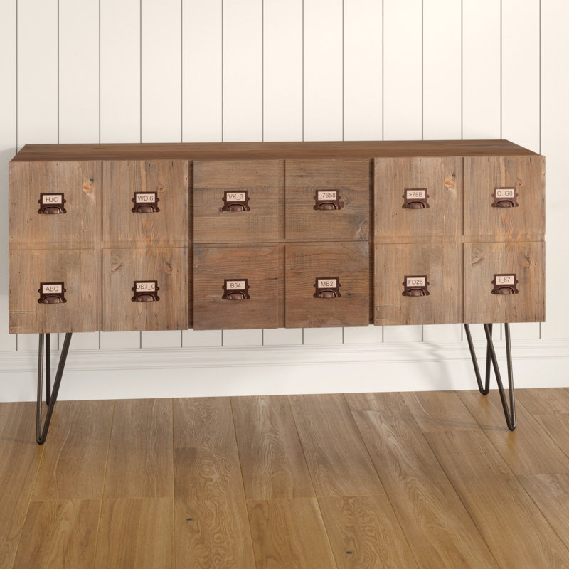 Ora Solid Wood 150.5cm W 2 - Drawer Chest of Drawers