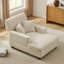 Chaise longue rembourrée en tissu 39,76 po-1984748422