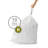 Simplehuman Code R Custom Fit Drawstring Trash Bags, 10 Liter / 2.6 Gallon, White, 60 Count