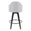 Tabouret de comptoir à hauteur fixe 26 "avec repose-pieds rond Capuano - ensemble de 2-1423171589