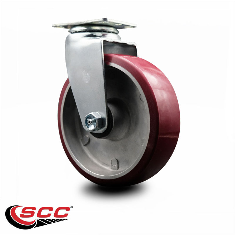 Poly on Aluminum Swivel Caster