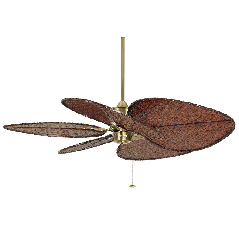 Islander 52'' Ceiling Fan, Antique Brass, Antique