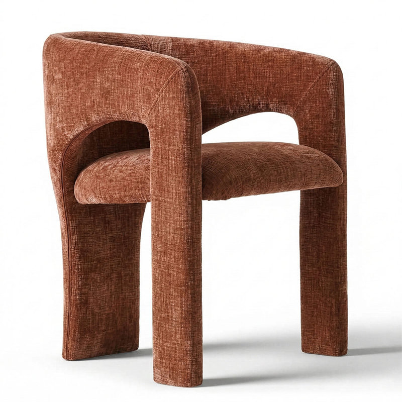 Tabouret de coiffeuse moderne avec accoudoirs, Terra