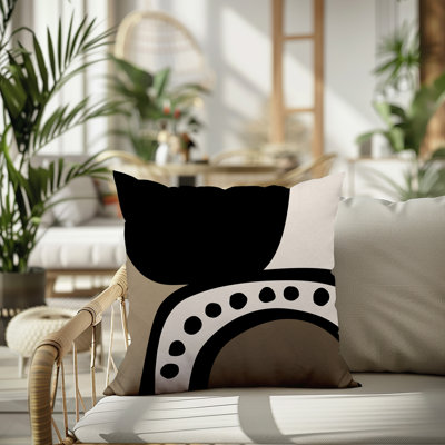 Oreiller carré réversible intérieur / extérieur Tobe Minimalist