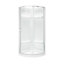 Ensemble de douche de coin ronde en chrome L 33 po x l 33 po x H 72,83 po Breeze, porte coulissante transparente, murs et poêle-68852891