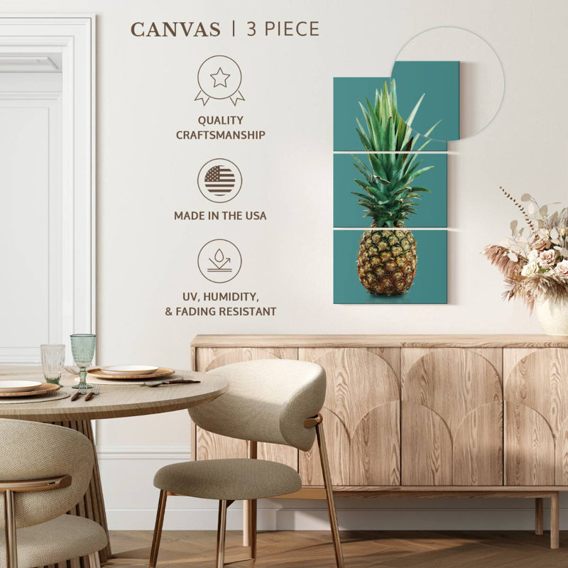 Crowned Pineapple, 27" H x 12" W