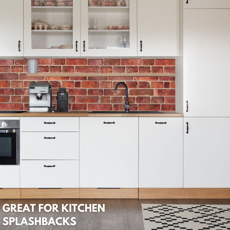 Rectangular 18.9 cm x 96 cm Peel & Stick Wall Paneling (6-pack)