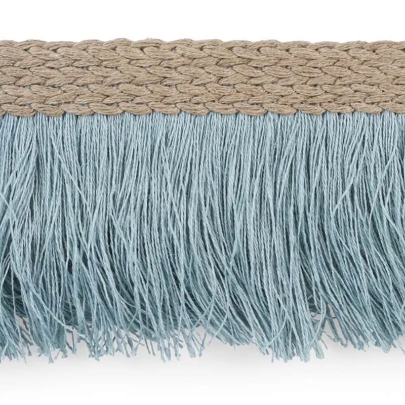 Braided Linen Fringe, Sky