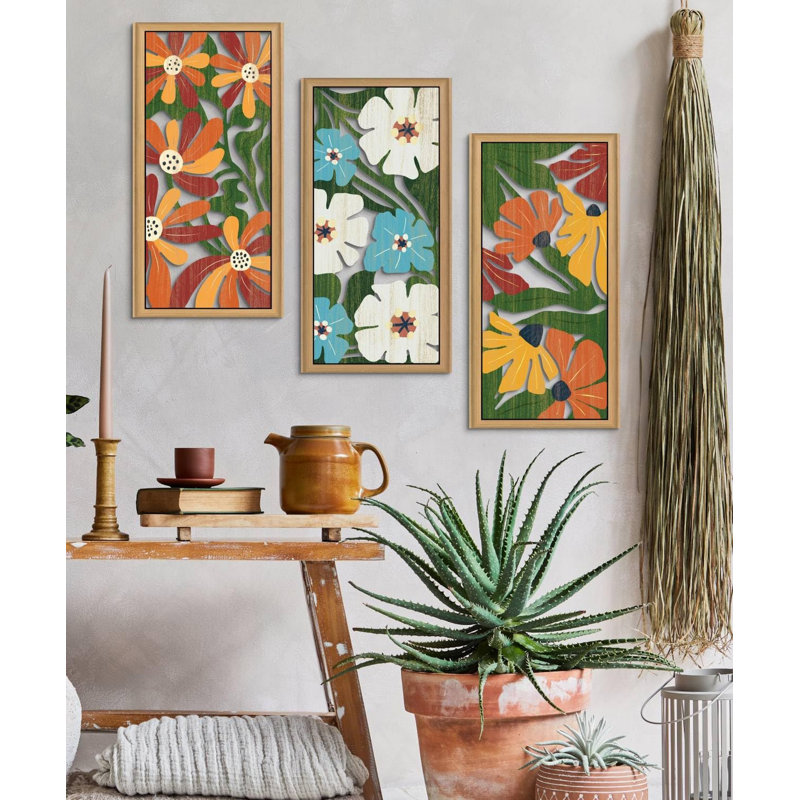 Ensemble d'art mural bohème abstrait Boho