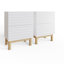 Taeshia 40cm W Manufactured Wood Bedside Table