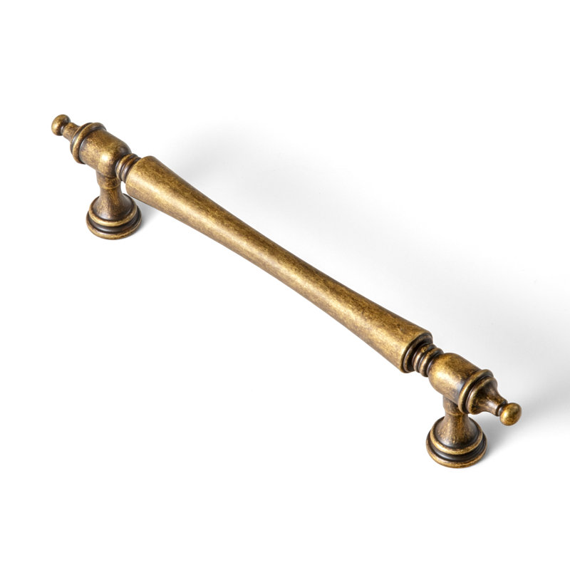 Ensemble de poignées de bar élégantes, 5", Laiton antique