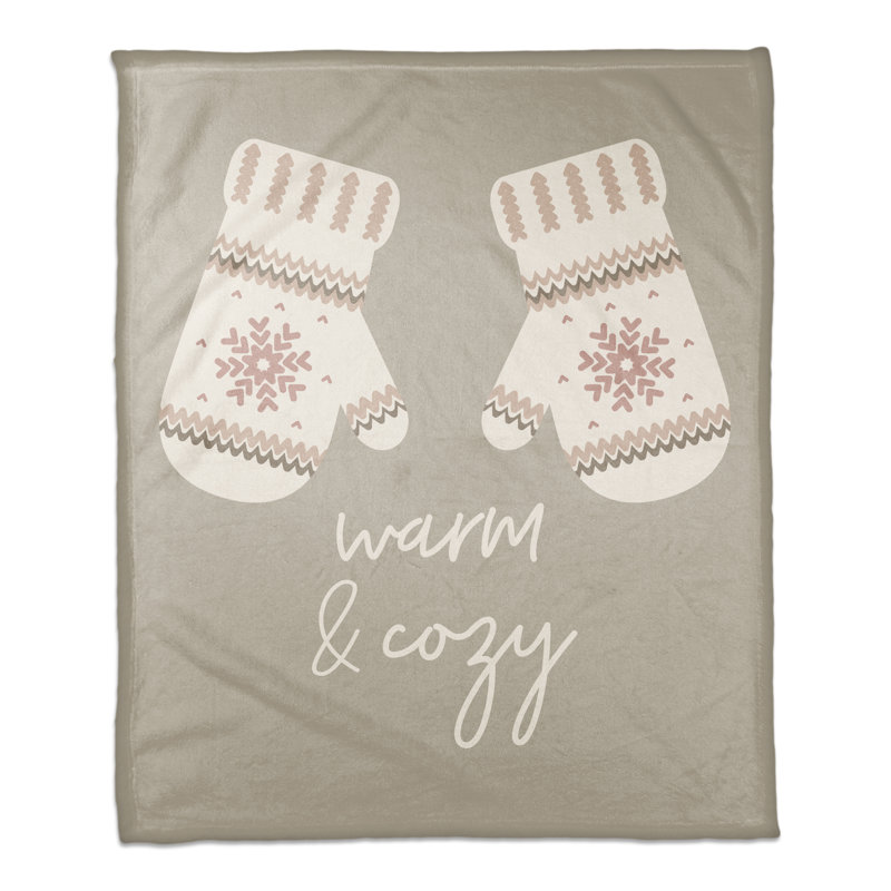  Jeté polaire Warm and Cozy Mittens