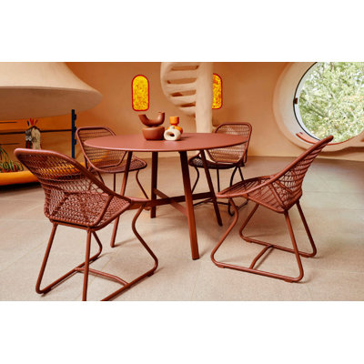 Sixties Outdoor Dining Side Chair