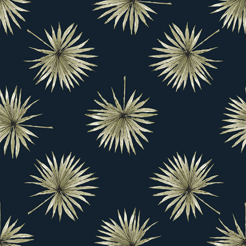 Tissu antilles, Marine / vert