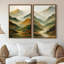Art mural encadré sur toile, rétro muraux abstraits pour chambre à coucher-2080280349-2080280344