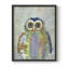 Fantastic Florals Owl, reproduction encadrée - bois massif-938948158-938948159