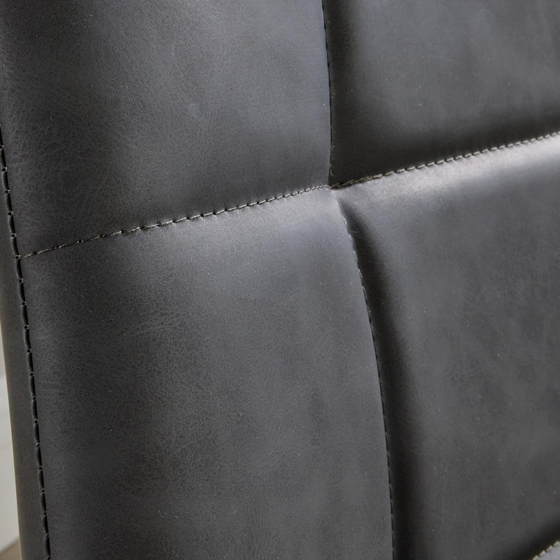 Aghaboy Padded Fabric & Metal Dining Chairs