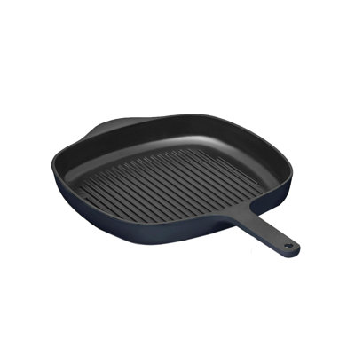 10.5" Enameled Cast Iron Grill Pan