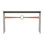 Equus 54" W Glass Top Console Table