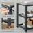 Wood And Metal Shoe Rack