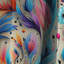 Eclectic Nomad Boho Motif III - Rideau floral - Rideau occultant floral - 1 panneaux-107626368