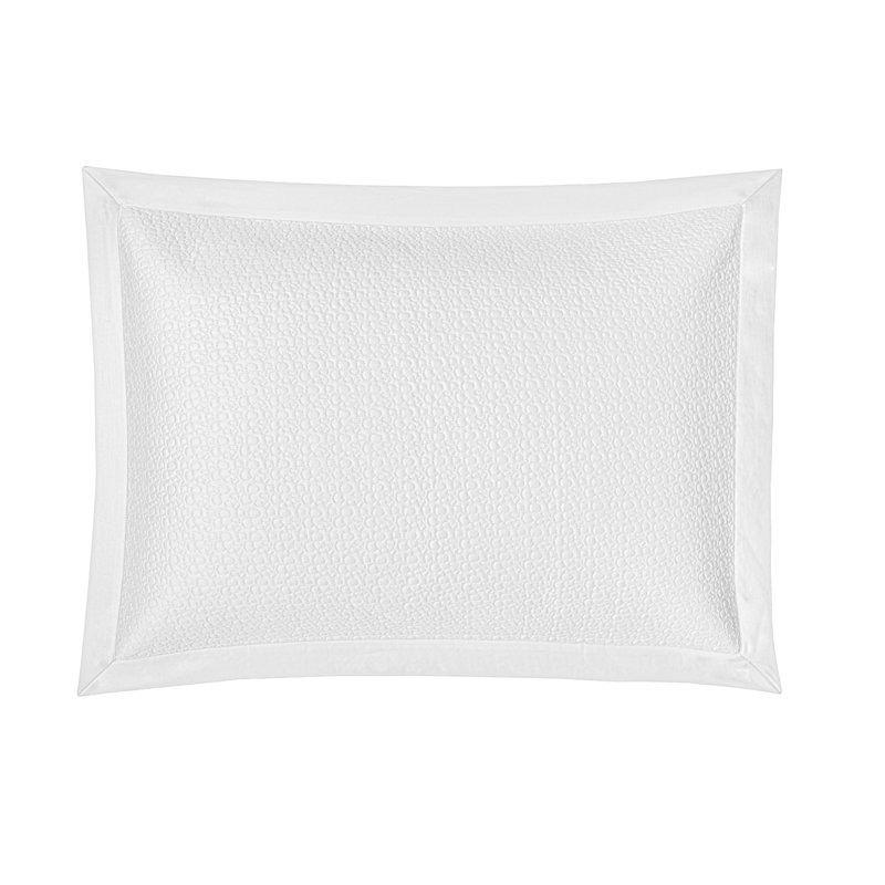Estella 100% Cotton Sateen Quilted Sham, Standard, latte