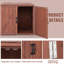 Armoire d'extérieur en bois massif