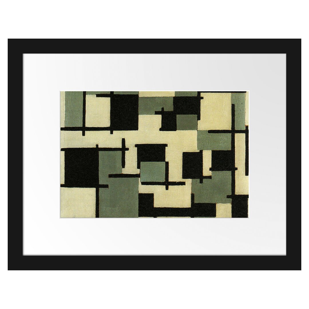 Theo Van Doesburg - Komposition XIII  - Im Bilderrahmen Mit Galerie-Passepartout