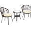 Chaise et table de patio pour l'extérieur