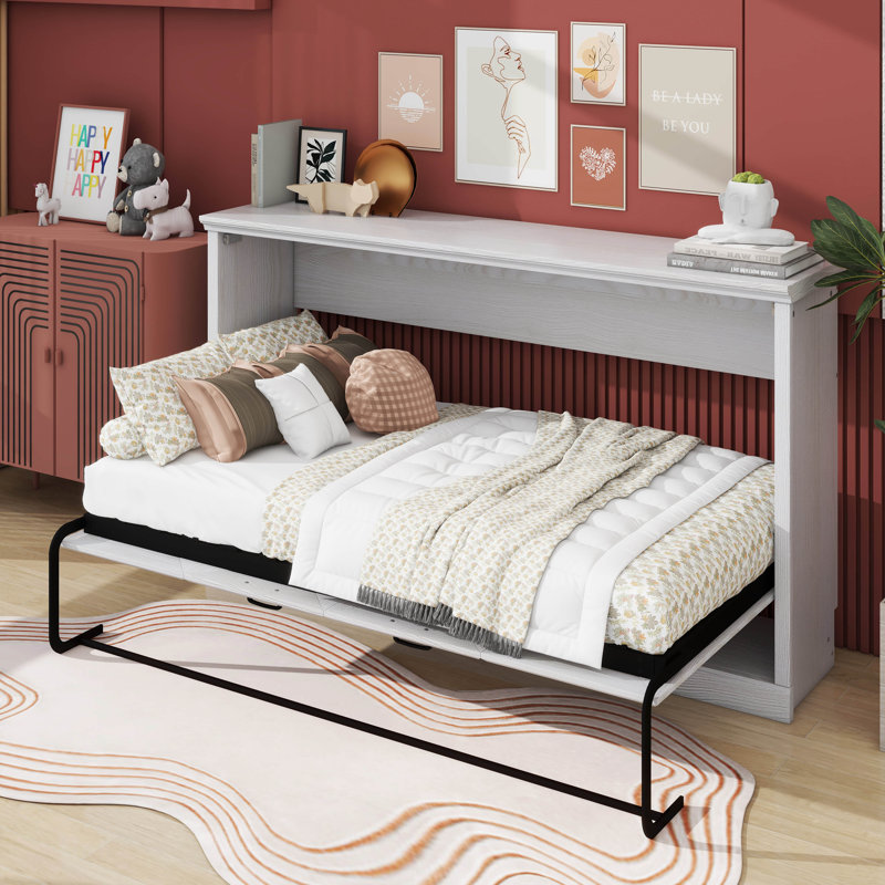 Lit escamotable horizontal simple