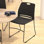 Hercules Series Commercial Grade 660 LB. Capacité de chaise empilable en plastique avec base en acier