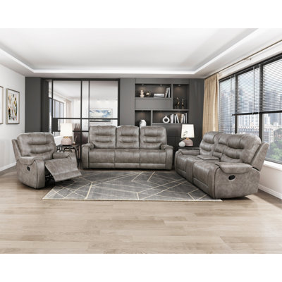 Ensemble de canapés inclinables 3 pièces Furniture