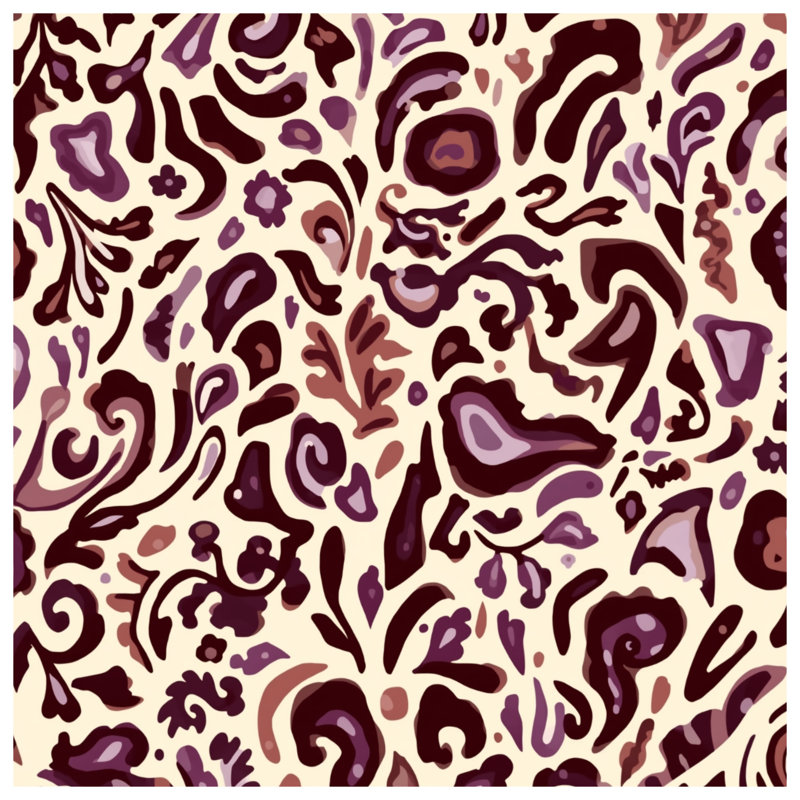 Abstract Floral Pattern Comforter, Twin Extra Long